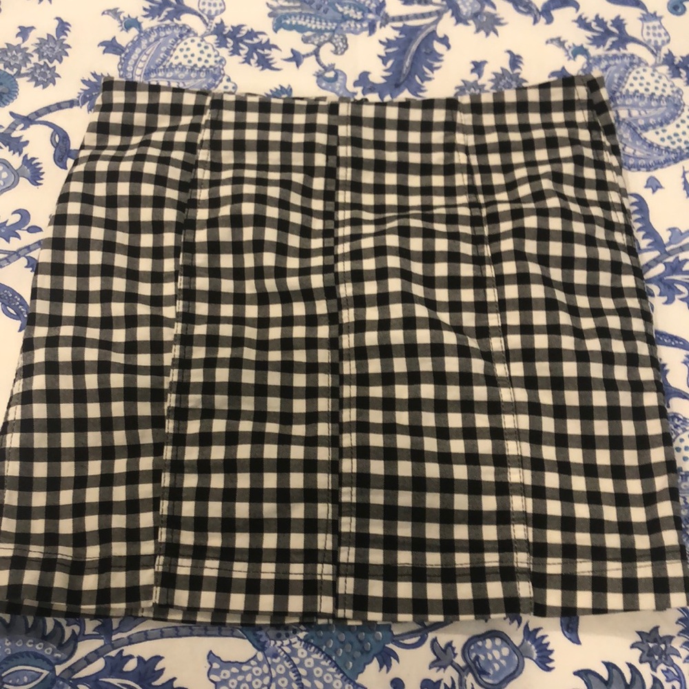 Gingham skirt
